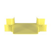 Panduit FRFWC12X4LYL 4-Way Cross Fiber Fitting