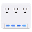 CyberPower 6050 Home Surge 6-OUT 4FT 4 Lighted 4.2A USB Ports 1-YR Warr - P3WU
