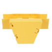 Panduit FRVT4X4LYL 4x4 Vertical Tee Yellow