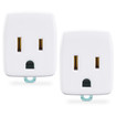 CyberPower 3-PRONG to 2-PRONG Plug Adapter 2-PACK Polarized Grounding Converter 3-PRONG P - GT1W2PK