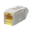 Panduit CJSUD688TGYLY Cat 6 STP 45° Jack - Yellow