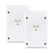 CyberPower 2-PACK 2-OUTLET Wall-tap with 2 USB Charging Ports 2.1A (shared) Whit - view 5
