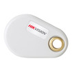 DS-K7M102-M-25 Hikvision Mifare key fob pack contents showing individual RFID cards