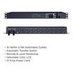 CyberPower Power Distribution Unit - 1U - 100 - 120 VAC - 10 X NEMA 5-15R - 12A - 3 Year WA