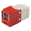 Panduit CJH688TGRD Cat 6 Shuttered RJ45 Jack Module Red