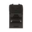 Panduit CAT6 RJ45 8 Wire Univ Coupler MOD BLK