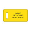 Panduit 100PK Ground TAG Ground Wire BLK YLW