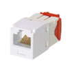 Panduit 24PK UTP Jack MOD CAT5E RJ45 8 Posit WHT