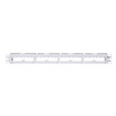 Panduit QN Patch Panel Flat 24PT 1RU WHT EA
