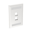 Panduit NK2FWHY NetKey Faceplate