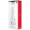CyberPower P405UC - Surge Protector - 125 V - Circuit Breaker - 15A - 4 NEMA 5-15R - White