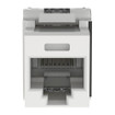 Panduit CAT6A 8POS 8WIRE Keystone Punchdown WHT