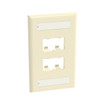 Panduit CFPL4EIY Faceplate