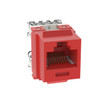 Panduit NK CAT6 Punchdown Jack MOD RED