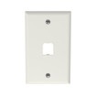 Panduit CFP1IW Single Gang V Faceplate Accepts ONE Mini CO