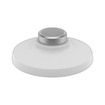 Hanwha SBP-125HMW white camera mount cap close-up product shot