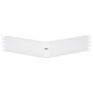 Panduit Angled Filler Panel 2 RU WH EA