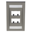 Panduit Exec SGL Fplat 4 Mini COM Intl GRY MOQ10