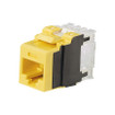 Panduit CAT6A 8POS 8WIRE Keystone Punchdown YLW