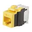 Panduit CAT6A 8POS 8WIRE Keystone Punchdown YLW