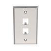 Panduit CFP2SY Faceplate 2PT Stainless Steel