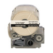 Panduit PXE MP500/MP550 Vinyl Turn-tell Cassette, 1.50INW X 1.50INH,White/clear