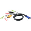 Aten - 2L5203U - KVM Cable - HDB-15,USB Type A Left Connector - Male Left Gende