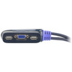 ATEN Storage Cable - HDB-15,6 PIN Mini-din (PS/2 Style),USB Type A Left Connector - M