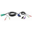 ATEN 10 USB KVM Cable FOR CS1758, With Full Audio Support (speaker AND Mic)
