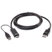 ATEN 6.5 Displayport Cable - 2L7D02DP