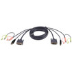 ATEN 3M USB Dvi-i Single Link KVM Cable - 2L7D03UI