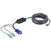 ATEN Network Cable - 15 PIN HD D-sub (HD-15) - Female - RJ-45 - Male - 15 Feet - KA7920