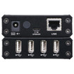 ATEN USB2.0 CAT5 Extender with 4-PORT HUB - UCE32100