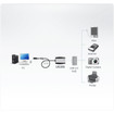 ATEN Extender Cable - USB Type a Left Connector - Male Left Gender - USB Type a Right - UE250