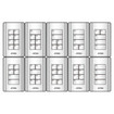 ATEN 8-BUTTON Keypad(us 1GANG) - VK108US
