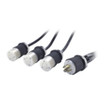 APC by Schneider Electric Power Cable - Power NEMA L5-20 - Female - Power NEMA L21-20 - Male - Black