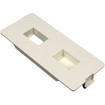 Middle Atlantic NM Flush Faceplate 5500 W - 5507FRJ-WH
