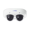 i-PRO WV-U85402-V2L 8MP (2x4MP) Outdoor AI IR Dual Dome IP Camera