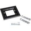 Middle Atlantic BLK Poly CPT FL 1-GANG - 817PCC-BLK