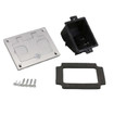 Middle Atlantic Recessed Alum Cover - 828COMTCAL