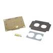 Middle Atlantic Brass Dplx Recept PLT OMB - 828R