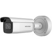 Hikvision PCI-B12Z2S outdoor security camera lens and IR LED detail shot