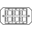 Middle Atlantic 1-GANG 6A Activate Plate - 8ACT6A