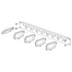 Vertiv 1 RMU 19 in Cable MGT BAR 5 D Rings BLK - CM-05