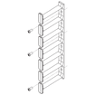 Vertiv Cable Management Fingers 4 in X 7 RU - CM-47