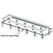 Middle Atlantic Pair Raised Floor Support Angles For Use w/ RIB-3-MRK-42 Black Powder - ANGLE-3-42