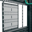 Middle Atlantic BGR Series Rack 38 Rack Units (66-1/2in. ) 27in. Deep Multibay with Rear Doors Black Powder Coat Finish