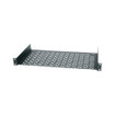 Middle Atlantic 12 Space (21) BRK Series Rack 18in. Deep Wood Black Wood Grain Melamine finish