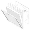 Vertiv 28 CFM FAN Assembly with 6 Cord - FFKN12-A4