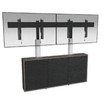 Middle Atlantic C3 Series HPL Woodkit 2 BAY 32 Inches High 5TH AVE ELM With - C3K2D1HA0D7ZPLWH